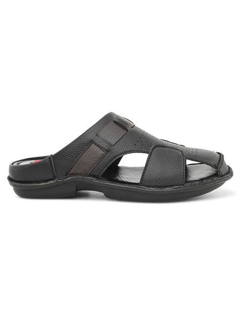 Zuuvo Step Leather Casual Clog Slipper Sandals for Men's | Breathable Mesh Sandal with Soft Sole | Casual Look for Men's | 2 Color option