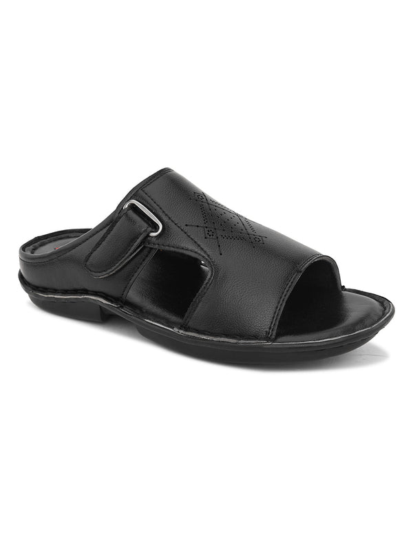 Zuuvo Men Breeze Glide Leather Slipper's | Daily Casual Wear | Sandal