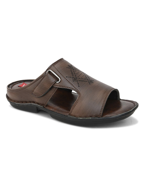 Zuuvo Men Breeze Glide Leather Slipper's | Daily Casual Wear | Sandal