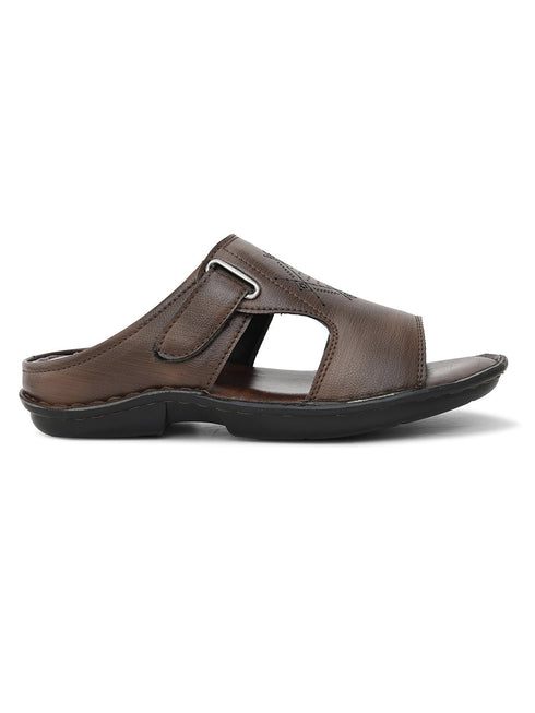Zuuvo Men Breeze Glide Leather Slipper's | Daily Casual Wear | Sandal
