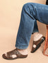 Zuuvo Men Breeze Glide Leather Slipper's | Daily Casual Wear | Sandal