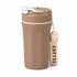LA’ VITE 400 ml Double-Wall Glass-Interior Tumbler (2-in-1 Straw + Sipper)