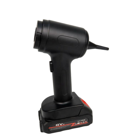 FLIXX 6-in-1 Mini Vacuum Cleaner / Air Duster / Air Blower – Brushless Motor, HEPA Filter, 48WH Rechargeable Battery