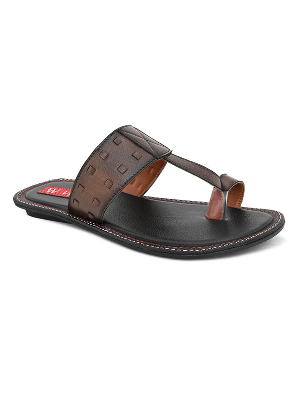 Heritage Stride KOLHAPURI Trendy Men's slippers | Sandal | Durable | Ethnic | Causal Wear | 2 Color option Sandal
