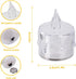 LED Tea Lights Candle (Diwali Diya) – Flameless, Crystal Design, Battery-Operated-6 Pcs