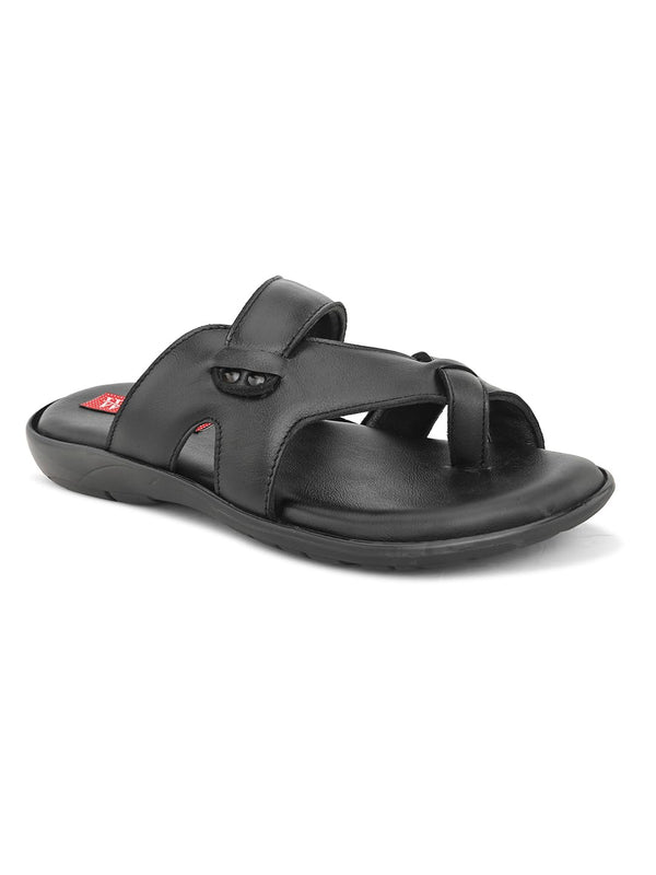 Heritage Chic Leather Slipper's | Daily Casual Slippers | Sandal | Formal | Causal | Black