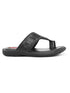 Cultural Craft Leather's Slipper | Trendy Men's slippers | Sandal | Durable | Ethnic | Causal Wear | Black