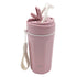 LA’ VITE 400 ml Double-Wall Glass-Interior Tumbler (2-in-1 Straw + Sipper)