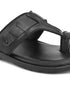 Cultural Craft Leather's Slipper | Trendy Men's slippers | Sandal | Durable | Ethnic | Causal Wear | Black