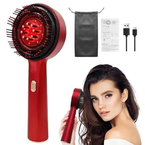 Svjetiq Premium Head Scalp Electric Massager Comb | Scalp Massaging Brush with 3 In 1 Hair Oil Applicator | IPX7 Water Resistant,Portable Deep Massager For Hair & Head Relaxation at Home | Shiatsu Massage for Hair Growth/Stress Relax (Multicolor)
