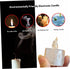 LED Tea Lights Candle (Diwali Diya) – Flameless, Crystal Design, Battery-Operated-6 Pcs