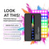 BKN M160 RGB Portable Pocket Camera Light Dimmable Panel Lamp | Full Color 2700-6500k 6.5W for Phone Photography Video Led Light 1800 mAh for Zoom Calls/Live Stream/Selfies/Makeup