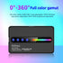 BKN M160 RGB Portable Pocket Camera Light Dimmable Panel Lamp | Full Color 2700-6500k 6.5W for Phone Photography Video Led Light 1800 mAh for Zoom Calls/Live Stream/Selfies/Makeup