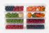 6-Piece Clear Refrigerator Storage Containers with Lids & Removable Strainer Tray – BPA-Free, Multipurpose Kitchen & Fridge Organizer Box Set for Fruits, Vegetables & More