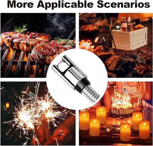 Rechargeable Multi Purpose Lighter USB Charging, Flameless, Windproof (Random Color Supply)