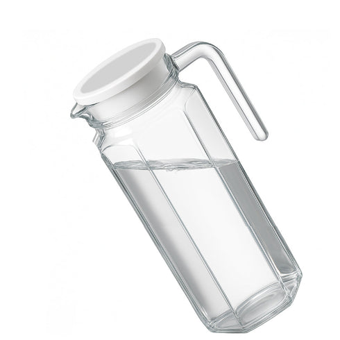 LA’ FORTE Premium Glass Water Jug with Lid | Lead-Free Borosilicate Glass Pitcher for Hot & Cold Beverages | Available in 3 Elegant Designs (1 L / 1.3 L)