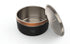 Double Wall Stainless Steel Casserole with Lid | 1200ml Capacity (1700ml Without Lid) | Food-Grade Steel | Multipurpose Serving Bowl | Black & Beige