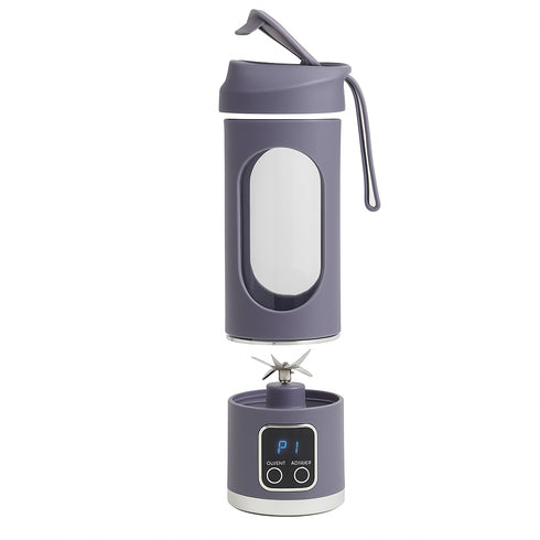 Portable USB Juicer Blender – 450ml, 1500mAh Rechargeable Battery, 18000 RPM, BPA-Free, 3 Programs, Stainless Steel Blades – Smoothies, Juices, Protein Shakes