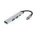 Flixx USB-C Hub | 3 USB-A & 1 USB-C Port | High-Speed Data Transfer & Power Delivery