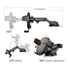 Flixx Car Mobile Holder, 360° Rotatable Phone Mount with Quick Release, One-Hand Operation & Scratch-Free Silicone Padding