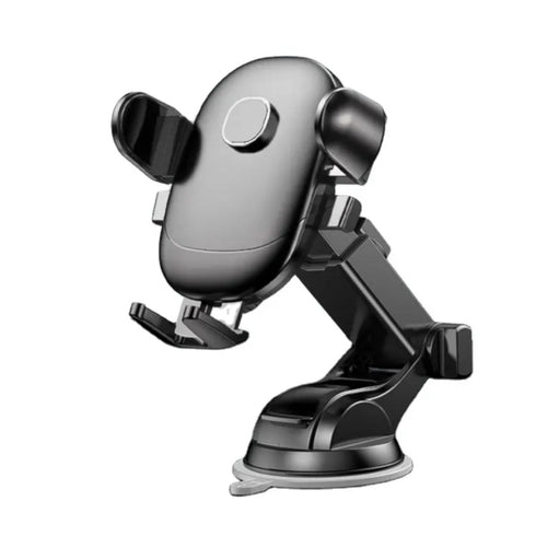 Flixx Car Mobile Holder, 360° Rotatable Phone Mount with Quick Release, One-Hand Operation & Scratch-Free Silicone Padding