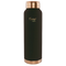 LA'FORTE Copper Water Bottle, Pure, 1000 ml Coffee Black