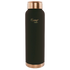 LA'FORTE Copper Water Bottle, Pure, 1000 ml Coffee Black