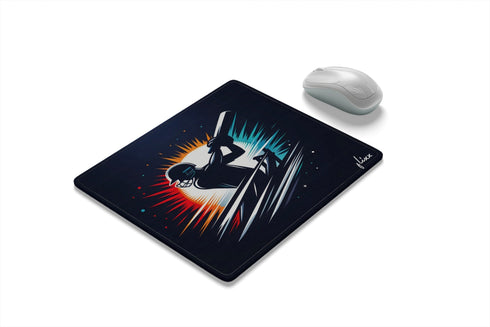 Flixx Computer Laptop Non-Slip Rubber Mousepad Power Shot (3 mm thickness)