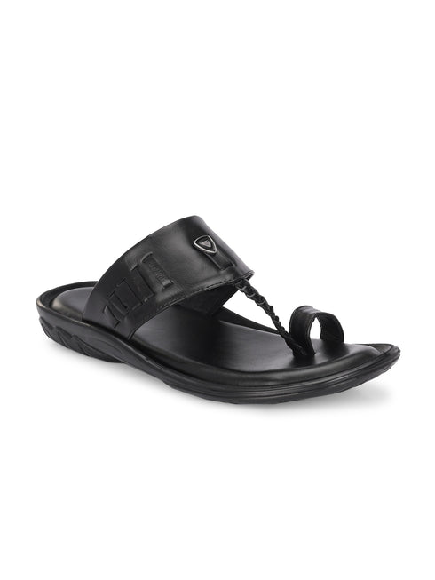 Zuuvo Men SoftStride Kolhapuri Leather Slipper's | Daily Casual wear | Airmix Sole Sandals Sandal