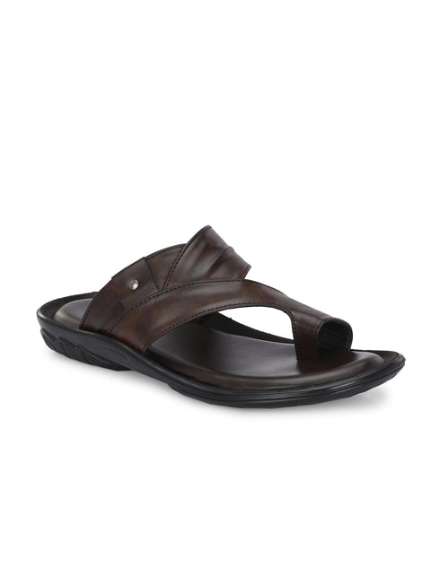 Zuuvo Men ComfortCrest Leather Slipper's | Daily Casual Wear | Airmix Sole Sandal