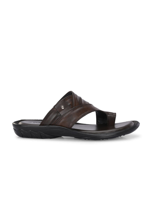 Zuuvo Men ComfortCrest Leather Slipper's | Daily Casual Wear | Airmix Sole Sandal