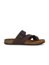 Men ComfiCork Stride Leather Slipper's | Daily Casual Wear | Cork Sandals Men Flats Sandal