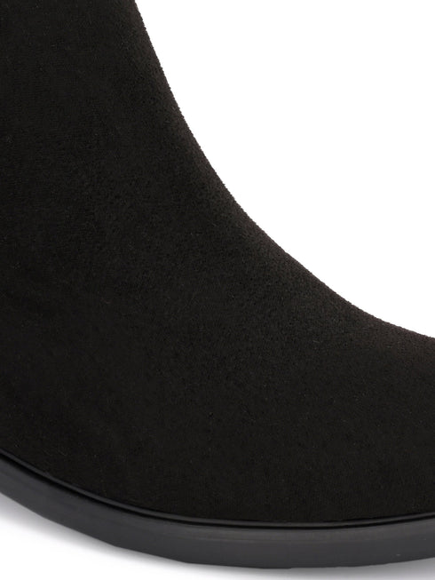Zuuvo LuxeSuede Chelsea Boots For Men (Brown , 9)