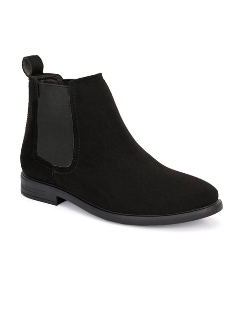 Zuuvo LuxeSuede Chelsea Boots For Men (Brown , 9)