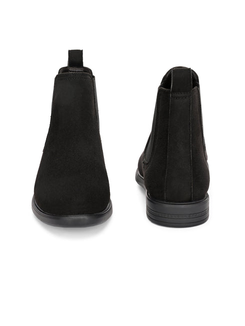 Zuuvo LuxeSuede Chelsea Boots For Men (Brown , 9)