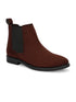 Zuuvo LuxeSuede Chelsea Boots For Men (Brown , 9)