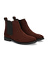 Zuuvo Regal Stride Suede Chelsea Boot | Premium Leather Slip-On Ankle | Formal & Party Wear Boots For Men