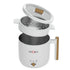 LA' FORTE Multi Cook kettle with Steamer and Egg Boiling Tray Food Grade 304 SS Interior, Double Wall Cool Touch
