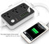 LA' FORTE Extension Board with 6 USB and 3 AC Outlets Power strip (1.65 mtr Long Wire)