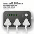 LA' FORTE Extension Board with 6 USB and 3 AC Outlets Power strip (1.65 mtr Long Wire)
