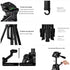 Flixx Mobile Tripod Stand | Sturdy Aluminum, Adjustable Height, 360° Rotatable Head | Lightweight & Heavy-Duty