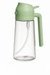 LA' VITE 2-in-1 Oil Dispenser Bottle – Glass Olive Oil Sprayer & Pourer with Flip-Top Lid
