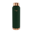 LA'FORTE Copper Water Bottle, Pure, 1000 ml Sea Green