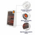 Portable Quartz Heater with Safety Grill, Dual Power Modes (400W/800W), Silent Operation