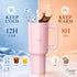 Spring by LA’ FORTE 1200ml Insulated Tumbler with Handle, Lid & Straws