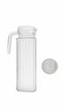 LA’ FORTE Premium Glass Water Jug with Lid | Lead-Free Borosilicate Glass Pitcher for Hot & Cold Beverages | Available in 3 Elegant Designs (1 L / 1.3 L)