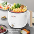 LA' FORTE Multi Cook kettle with Steamer and Egg Boiling Tray Food Grade 304 SS Interior, Double Wall Cool Touch
