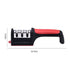 3-Stage Manual Knife Sharpener with Non-Slip Base & Ergonomic Handle | Restore Dull Knives in Seconds | Coarse, Sharpen & Polish Slots for Kitchen Knives