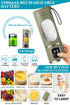 Portable USB Juicer Blender – 450ml, 1500mAh Rechargeable Battery, 18000 RPM, BPA-Free, 3 Programs, Stainless Steel Blades – Smoothies, Juices, Protein Shakes