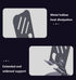 Flixx Foldable Metal Mobile & Tablet Stand | Adjustable Viewing Angle | Anti-Slip Base